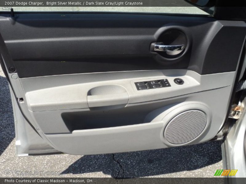 Bright Silver Metallic / Dark Slate Gray/Light Graystone 2007 Dodge Charger