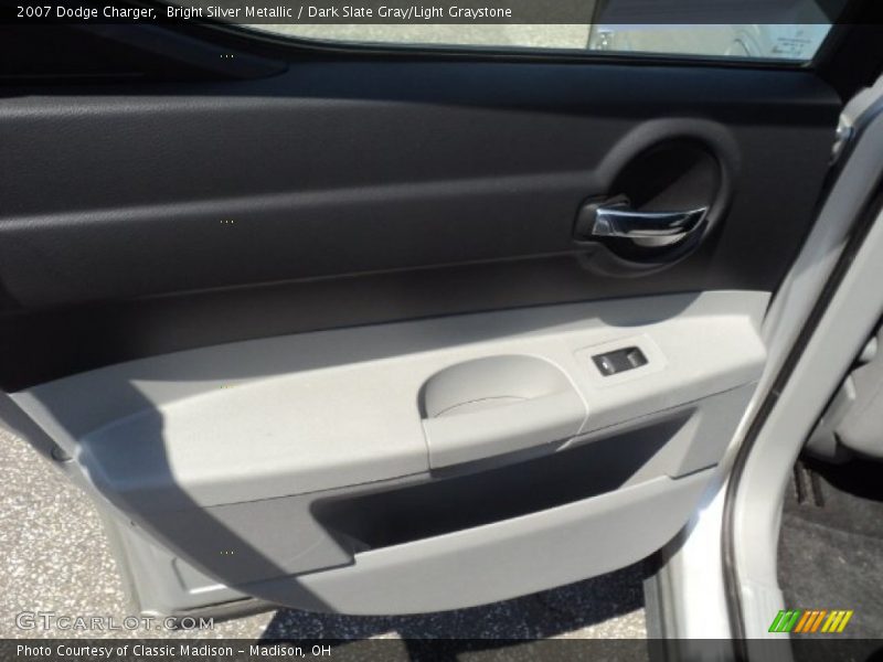 Bright Silver Metallic / Dark Slate Gray/Light Graystone 2007 Dodge Charger