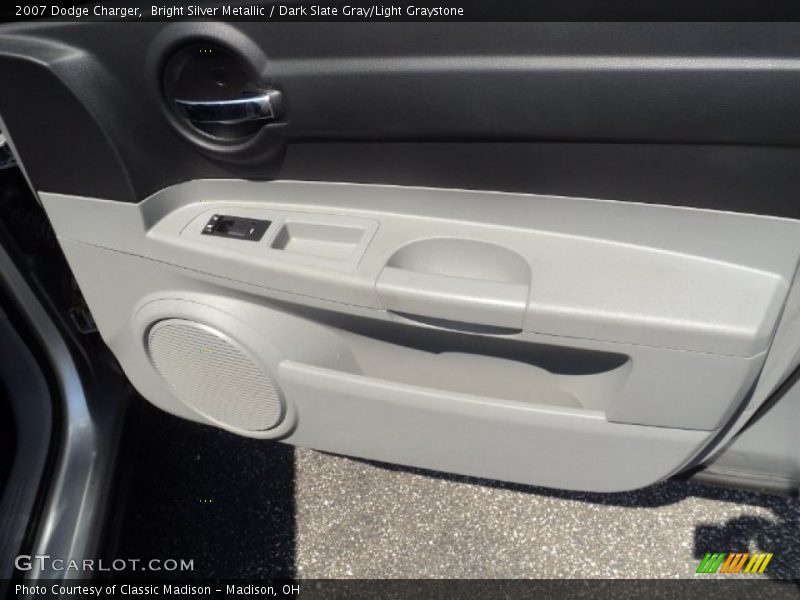 Bright Silver Metallic / Dark Slate Gray/Light Graystone 2007 Dodge Charger