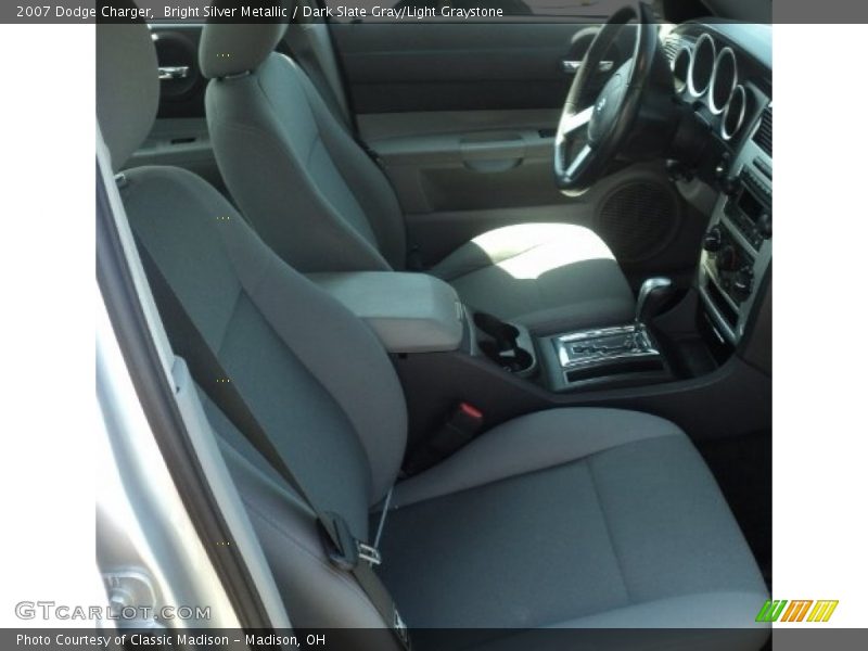 Bright Silver Metallic / Dark Slate Gray/Light Graystone 2007 Dodge Charger