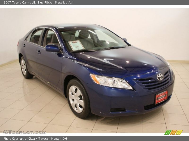 Blue Ribbon Metallic / Ash 2007 Toyota Camry LE