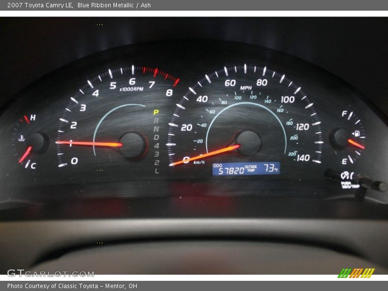 Blue Ribbon Metallic / Ash 2007 Toyota Camry LE