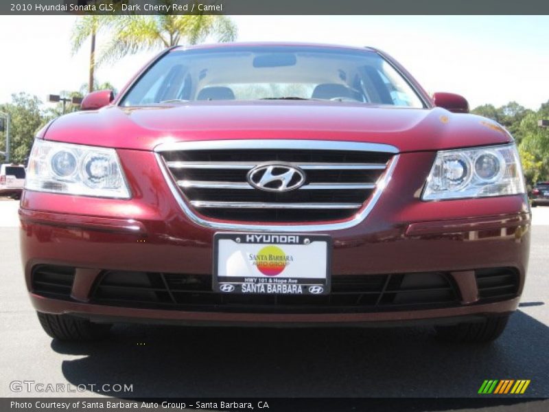 Dark Cherry Red / Camel 2010 Hyundai Sonata GLS