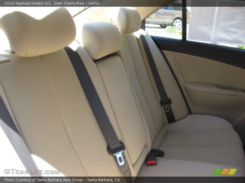 Dark Cherry Red / Camel 2010 Hyundai Sonata GLS