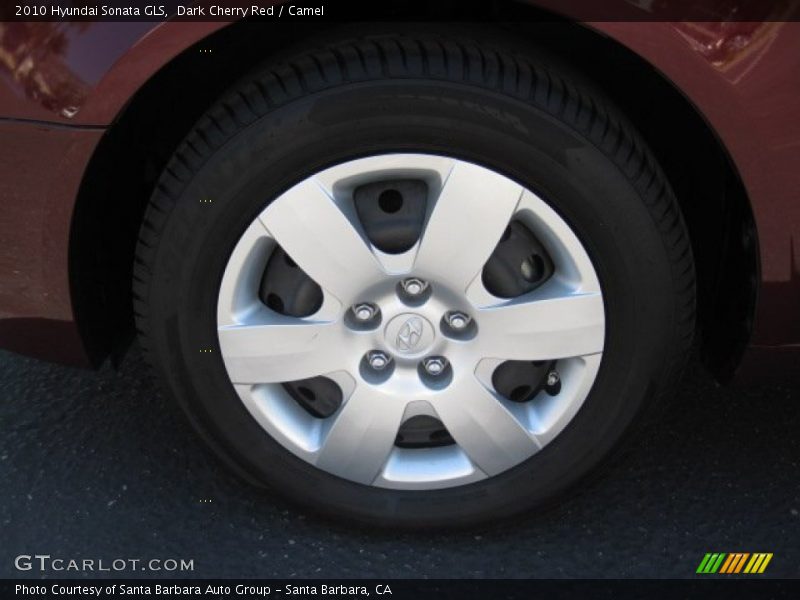 Dark Cherry Red / Camel 2010 Hyundai Sonata GLS