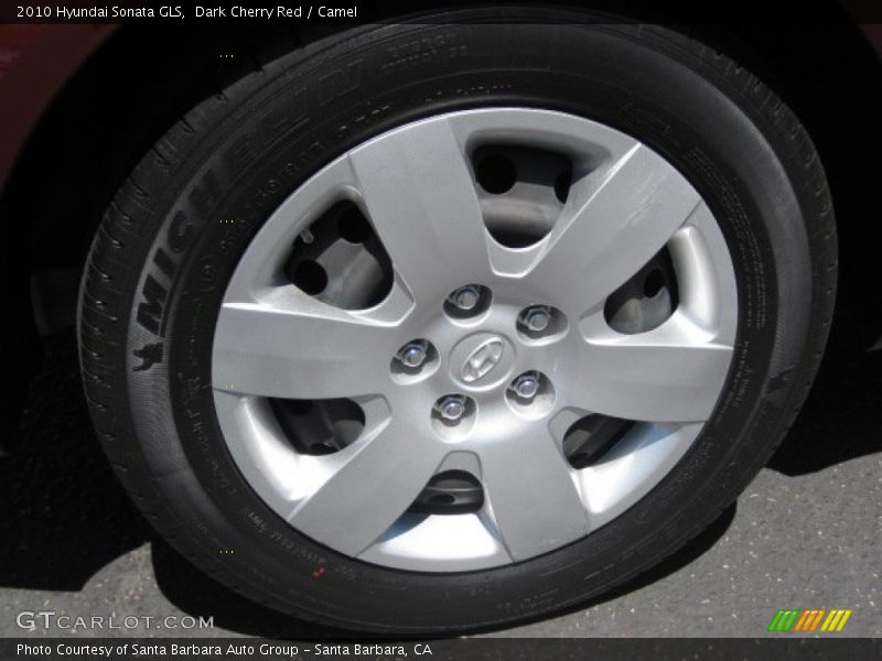 Dark Cherry Red / Camel 2010 Hyundai Sonata GLS
