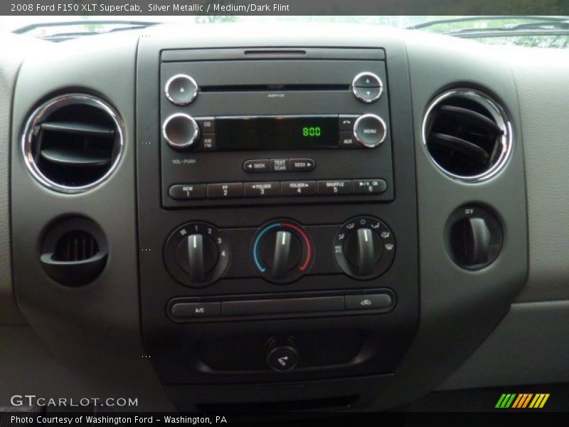 Silver Metallic / Medium/Dark Flint 2008 Ford F150 XLT SuperCab