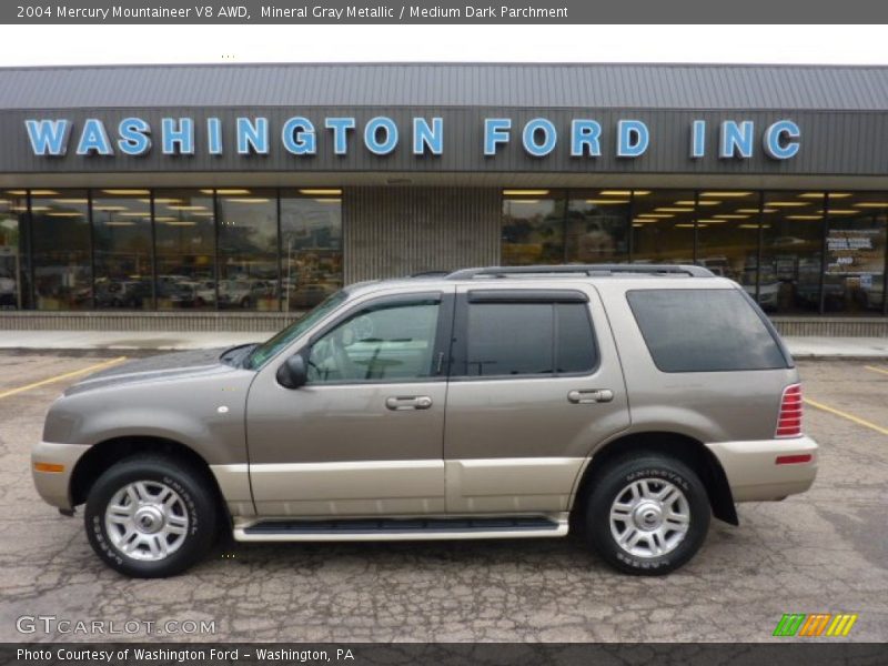 Mineral Gray Metallic / Medium Dark Parchment 2004 Mercury Mountaineer V8 AWD