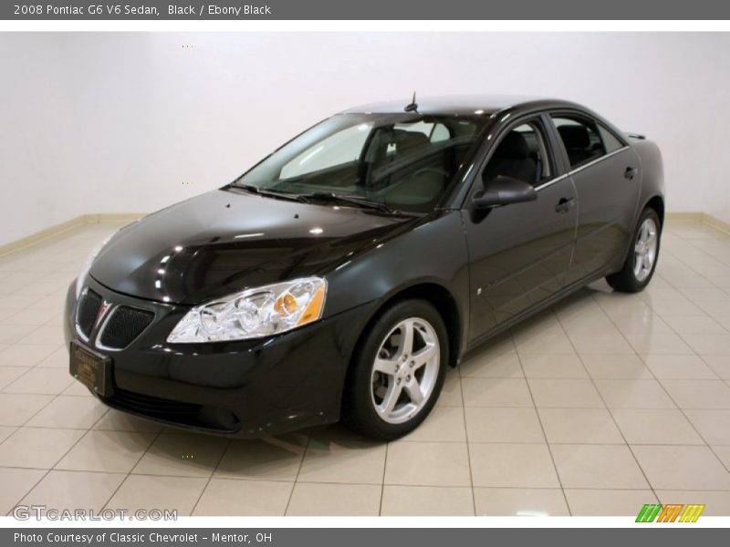 Black / Ebony Black 2008 Pontiac G6 V6 Sedan