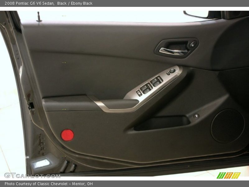 Black / Ebony Black 2008 Pontiac G6 V6 Sedan