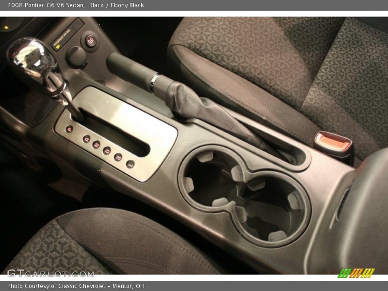 Black / Ebony Black 2008 Pontiac G6 V6 Sedan