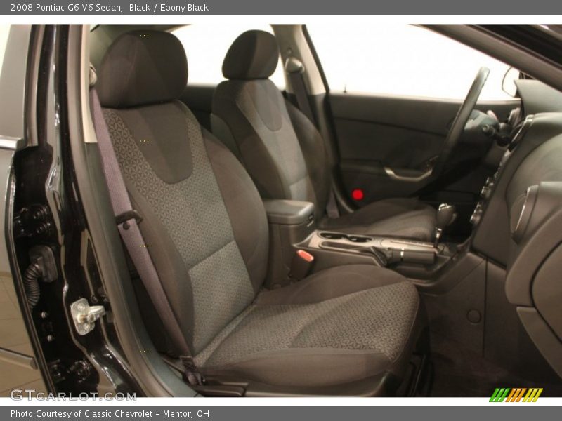 Black / Ebony Black 2008 Pontiac G6 V6 Sedan