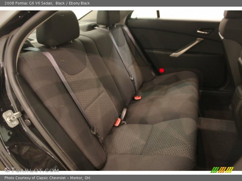 Black / Ebony Black 2008 Pontiac G6 V6 Sedan