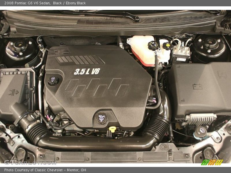 Black / Ebony Black 2008 Pontiac G6 V6 Sedan