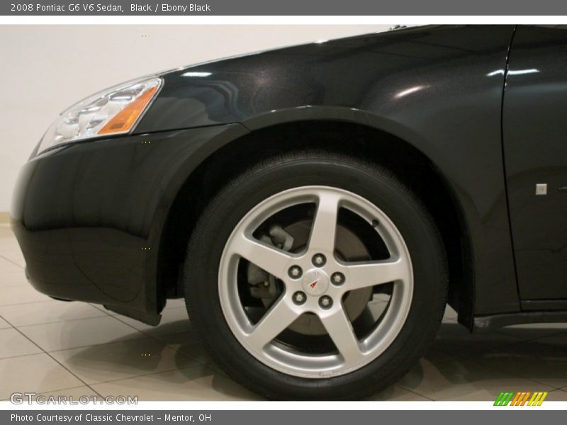 Black / Ebony Black 2008 Pontiac G6 V6 Sedan