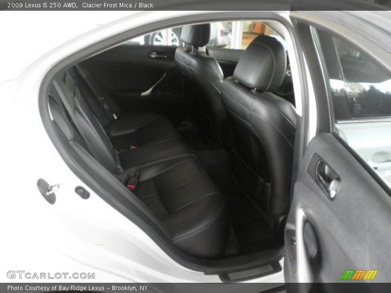 Glacier Frost Mica / Black 2009 Lexus IS 250 AWD