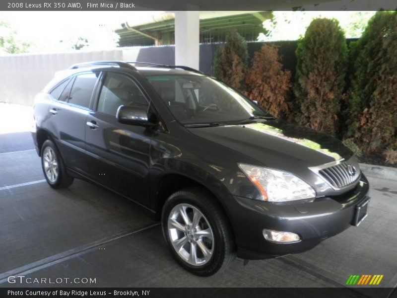 Flint Mica / Black 2008 Lexus RX 350 AWD
