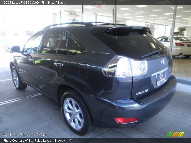 Flint Mica / Black 2008 Lexus RX 350 AWD