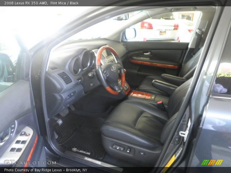 Flint Mica / Black 2008 Lexus RX 350 AWD