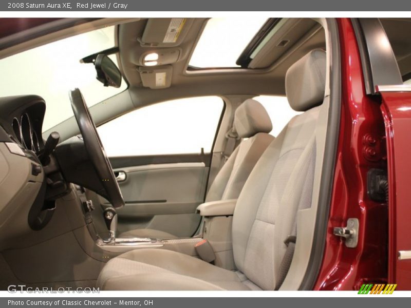 Red Jewel / Gray 2008 Saturn Aura XE