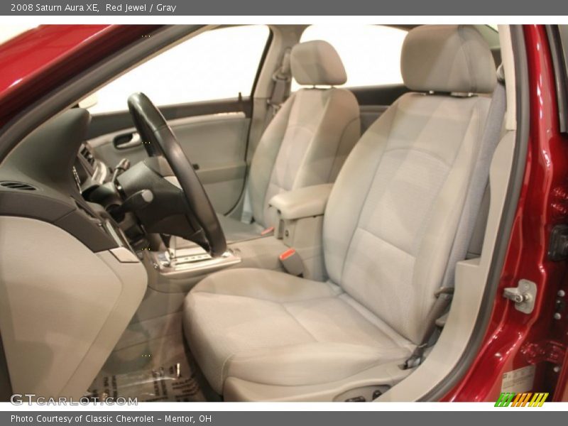 Red Jewel / Gray 2008 Saturn Aura XE