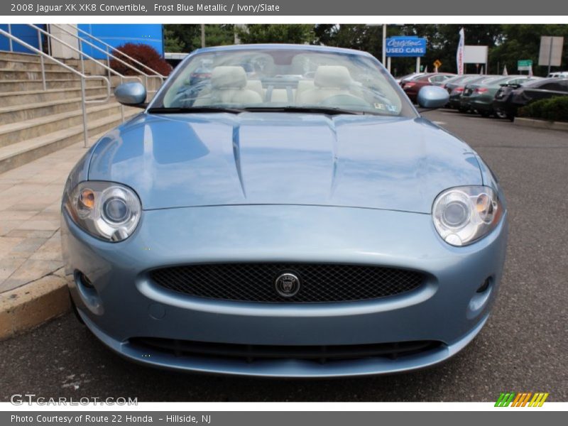 Frost Blue Metallic / Ivory/Slate 2008 Jaguar XK XK8 Convertible