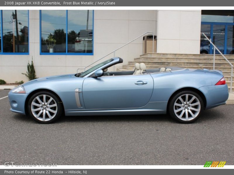 Frost Blue Metallic / Ivory/Slate 2008 Jaguar XK XK8 Convertible