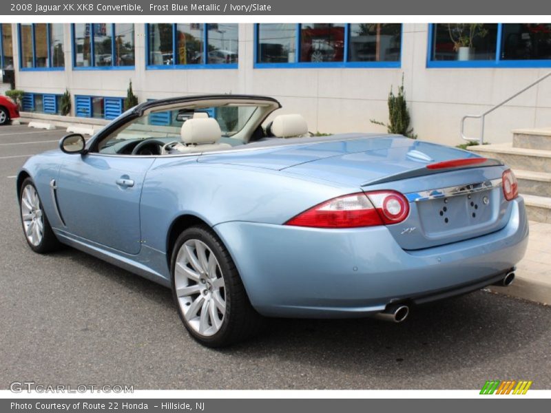 Frost Blue Metallic / Ivory/Slate 2008 Jaguar XK XK8 Convertible