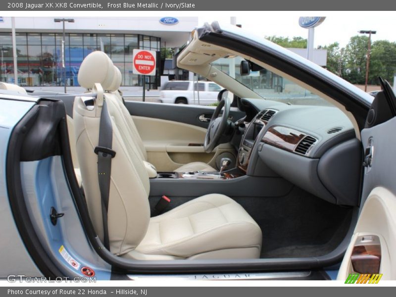 Frost Blue Metallic / Ivory/Slate 2008 Jaguar XK XK8 Convertible