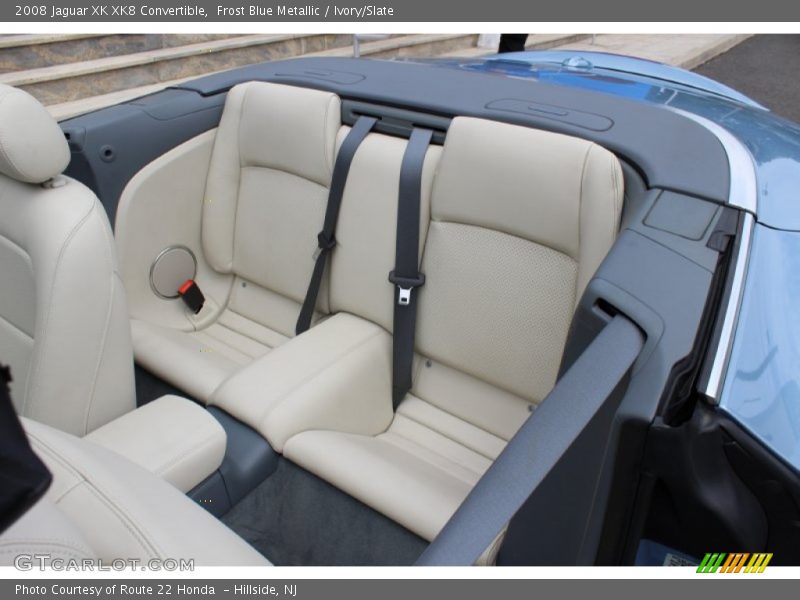 Frost Blue Metallic / Ivory/Slate 2008 Jaguar XK XK8 Convertible