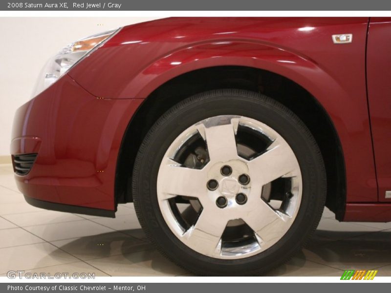 Red Jewel / Gray 2008 Saturn Aura XE