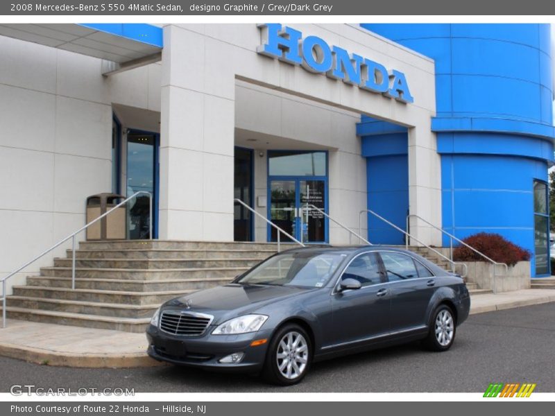 designo Graphite / Grey/Dark Grey 2008 Mercedes-Benz S 550 4Matic Sedan