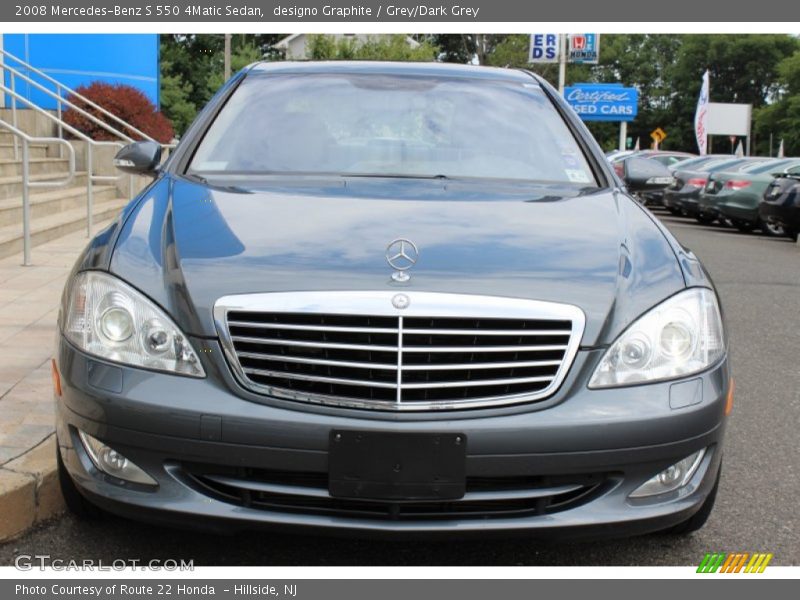 designo Graphite / Grey/Dark Grey 2008 Mercedes-Benz S 550 4Matic Sedan