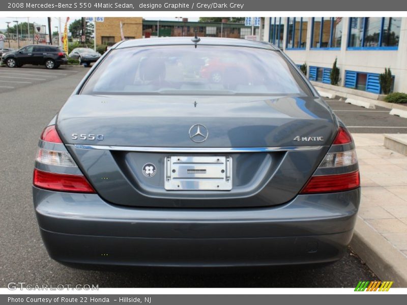 designo Graphite / Grey/Dark Grey 2008 Mercedes-Benz S 550 4Matic Sedan