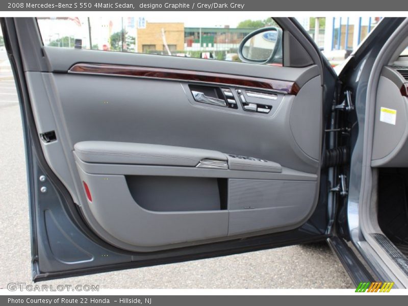 designo Graphite / Grey/Dark Grey 2008 Mercedes-Benz S 550 4Matic Sedan