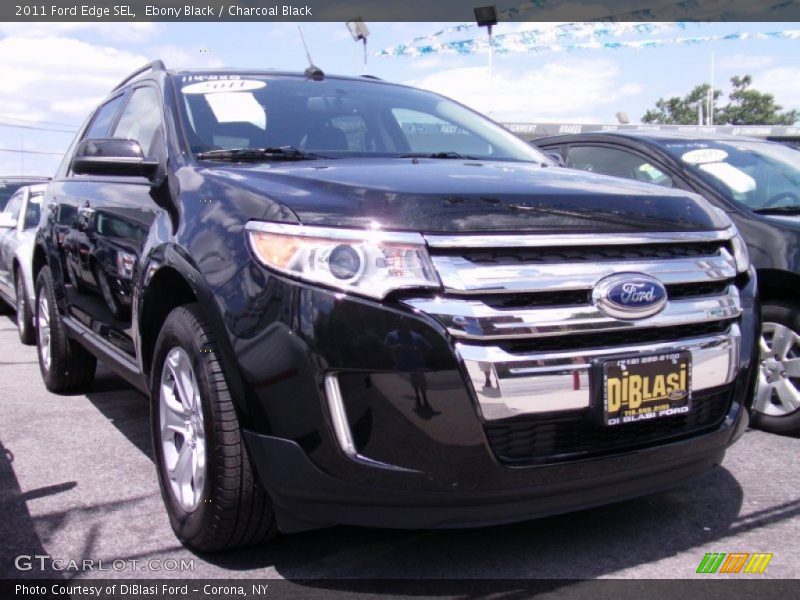 Ebony Black / Charcoal Black 2011 Ford Edge SEL