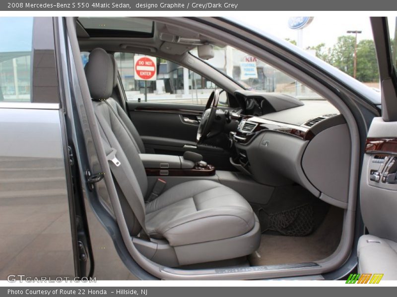 designo Graphite / Grey/Dark Grey 2008 Mercedes-Benz S 550 4Matic Sedan