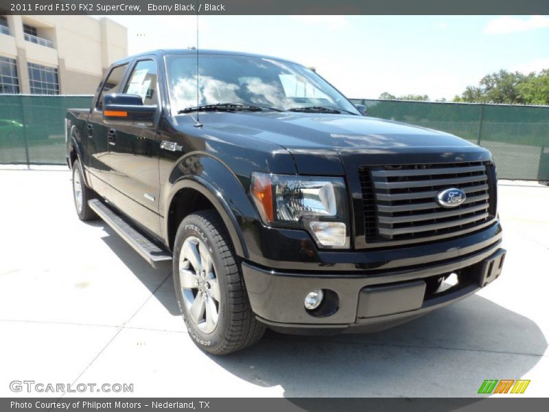 Ebony Black / Black 2011 Ford F150 FX2 SuperCrew