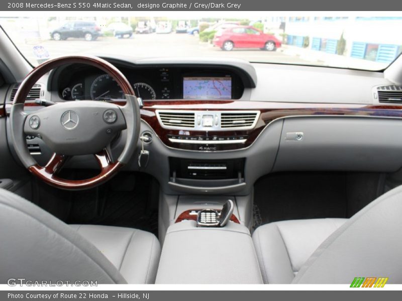 designo Graphite / Grey/Dark Grey 2008 Mercedes-Benz S 550 4Matic Sedan