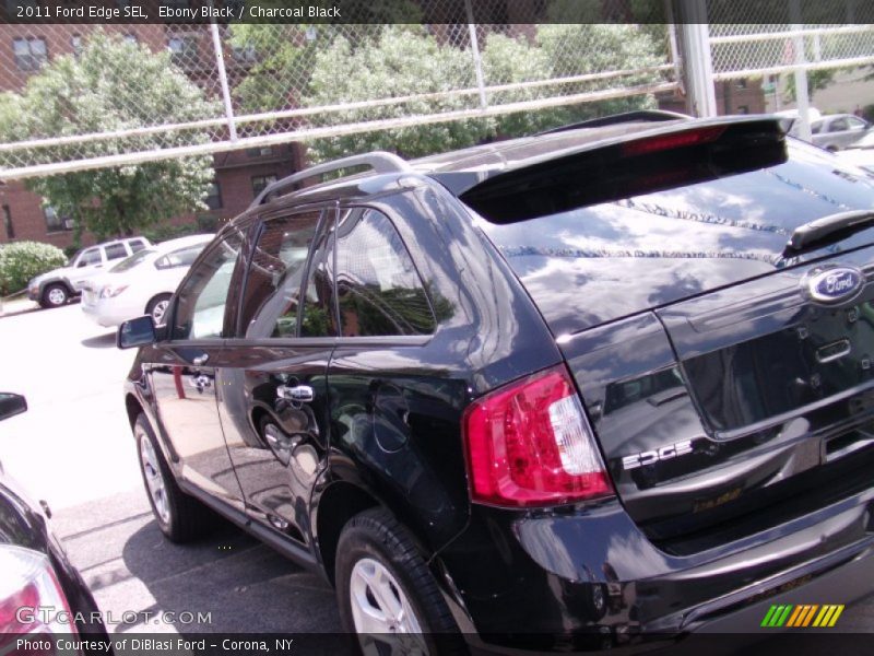 Ebony Black / Charcoal Black 2011 Ford Edge SEL
