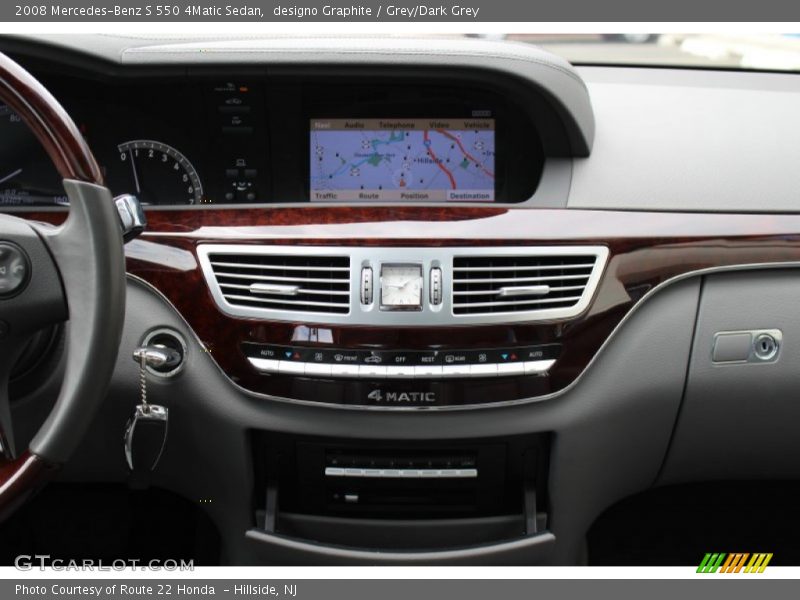 designo Graphite / Grey/Dark Grey 2008 Mercedes-Benz S 550 4Matic Sedan