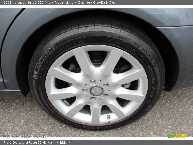 designo Graphite / Grey/Dark Grey 2008 Mercedes-Benz S 550 4Matic Sedan
