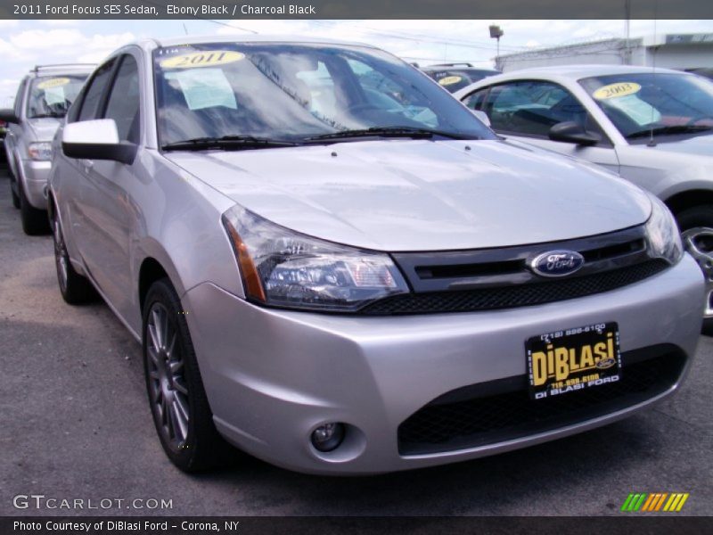 Ebony Black / Charcoal Black 2011 Ford Focus SES Sedan
