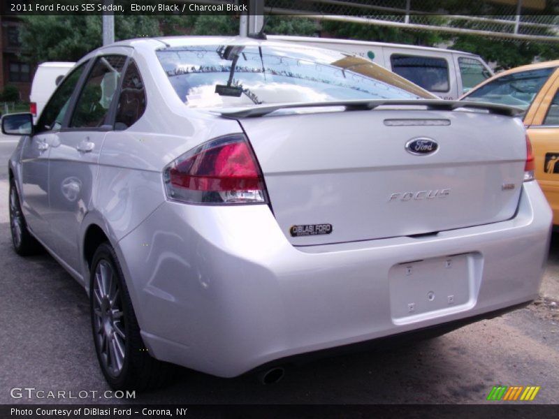 Ebony Black / Charcoal Black 2011 Ford Focus SES Sedan