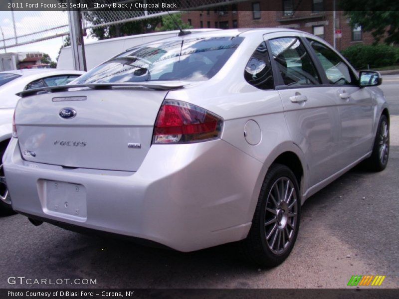 Ebony Black / Charcoal Black 2011 Ford Focus SES Sedan