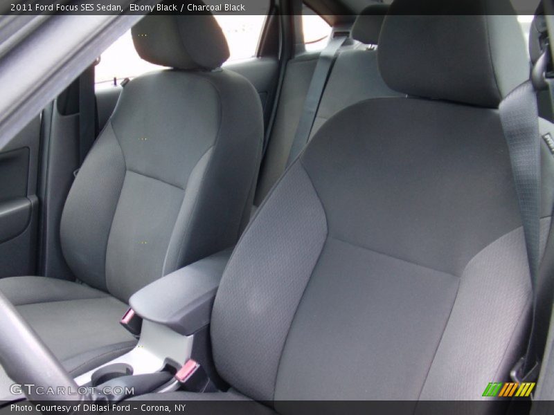 Ebony Black / Charcoal Black 2011 Ford Focus SES Sedan