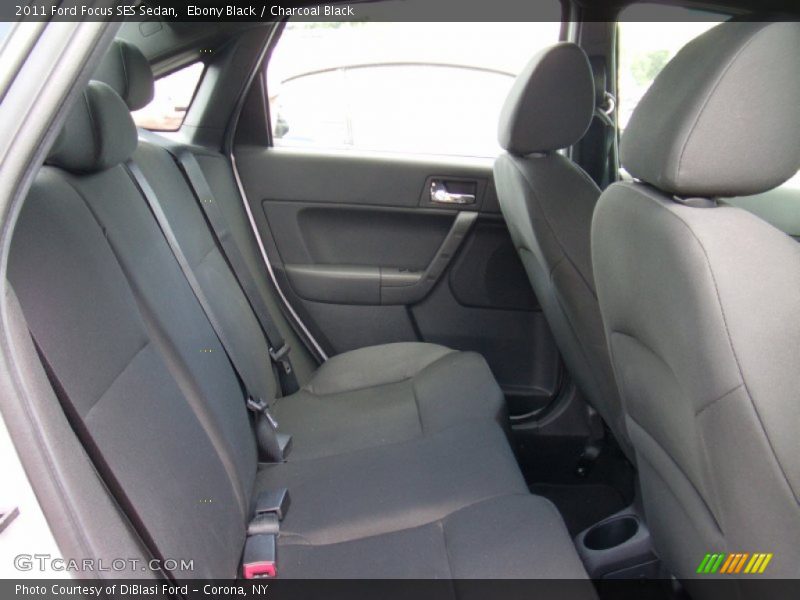 Ebony Black / Charcoal Black 2011 Ford Focus SES Sedan