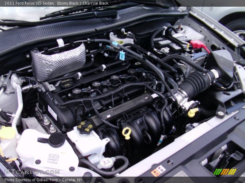 Ebony Black / Charcoal Black 2011 Ford Focus SES Sedan