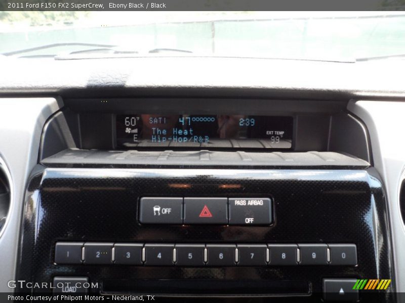 Ebony Black / Black 2011 Ford F150 FX2 SuperCrew