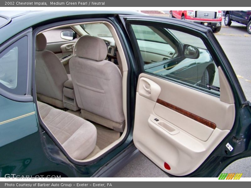 Medium Green Pearl / Neutral 2002 Chevrolet Impala